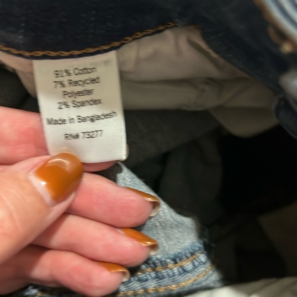 Jeans Women’s 0 24 High Rise Curvy Crop Distressed So Slim Skinny Vintage Fray - Picture 12 of 12